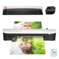 thumbnail image 1 of Arealer SL299 Laminator Machine Set A4 Size Hot and Cold Lamination 2 Roller System with 20 Laminating Pouches Paper Cutter Corner Rounder ABS Button for Home Office School Supplies, 1 of 7