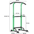 thumbnail image 2 of SOGES Barre de Traction Réglable en Hauteur Power Tower pour Entraînement de Force à Domicile, Vert, 2 of 8