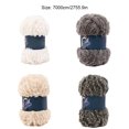 thumbnail image 4 of Langgg Artificial Fleece Multicolored Faux Fur Yarn, Khaki, 1 Piece, 4 of 9