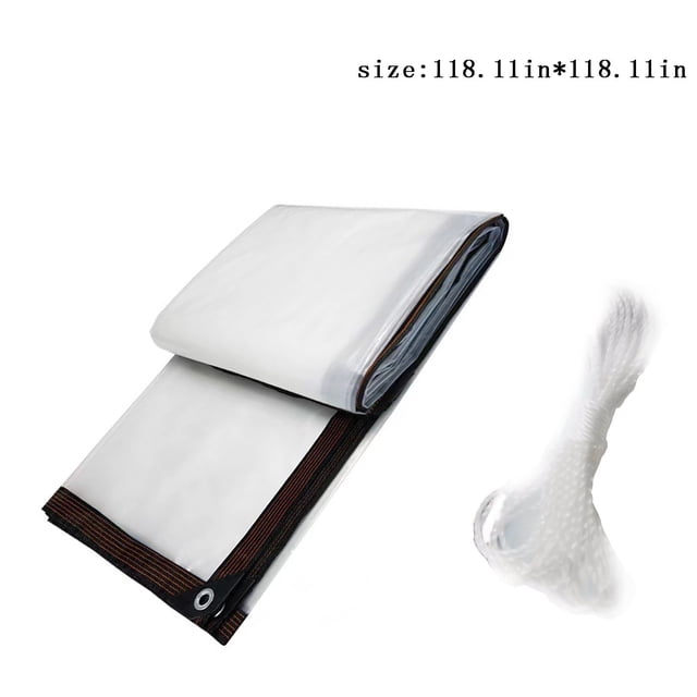 PRETXORVE Bâche Transparente Multifonction Imperméable Imperméable Balcon Abri contre la Pluie Extérieur Coupe-Vent Froid