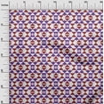 thumbnail image 3 of oneOone Rayon Violet Fabric Geometric Sewing Material Print Fabric By The Yard 56 Inch Wide, 3 of 4