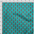 thumbnail image 3 of oneOone Georgette Viscose Fabric Leaves|Floral & Paisley Block Printed Craft Fabric BTY 42 Inch Wide, 3 of 4