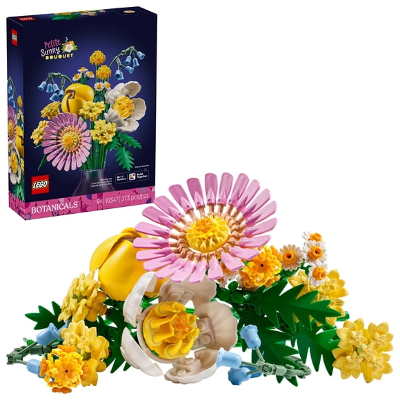LEGO Botanicals Petit Bouquet Ensoleillé, Ensemble de Décoration Florale 10347