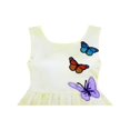thumbnail image 4 of Robe Fille Imprimé Fleur Rose Broderie Papillon Violet 12 Ans, 4 of 4