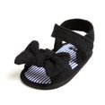 thumbnail image 4 of Toddlers Little Girls Summer Open Toe Non-Slip Soft Sole Flat Princess Sandals with Bowknot, 4 of 4