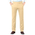 thumbnail image 5 of Pisexur Pantalon Habillé pour Homme Pantalon Chino Extensible Performance Ultime avec Taille Extensible, Pantalon pour Homme Résistant aux Plis Kaki,35, 5 of 5
