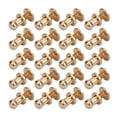 thumbnail image 3 of Filfeel 20Pcs Round Head Solid Copper Nail Rivet Button 7x5mm DIY Round Head Stud Spot Screwback For Leather Craft Decoration Bag Shoes Repairs(Bronze ), 3 of 8