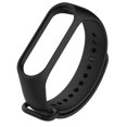 thumbnail image 1 of relayinert Bracelet de Remplacement Bracelet de Poignet Flexible Bande Ronde Bracelet de Poignet Intelligent Résistant à l'Usure Bracelet de Montre Bracelet de Sport de Remplacement pour Mi 3 Noir, 1 of 9