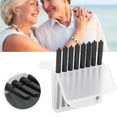thumbnail image 3 of Peahefy Hearing Aid Guards,8Pcs/Box Disposable Hearing Aid Protection Earwax Guards Filters Hearing Assistance Black, 3 of 8
