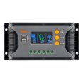 thumbnail image 1 of Riwcyla 30A Solar Power Controller PWM Battery Charging Controller ,48V Battery Solar Controller with BulkBoostFloat LCD Display /24V36V48V Auto Detection Dual 5V USB Output Controller, 1 of 6