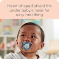 thumbnail image 3 of NUK Space Glow-in-the-Dark Orthodontic Pacifiers, 3 of 9