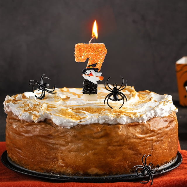 TIMIFIS Halloween Spooky Candles Digital Birthday Candles Cake Party Decoration Home Decoration