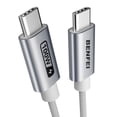 thumbnail image 1 of BENFEI USB C Fast Charging Cable(100W3.3ft), Tangle-Free Silicone USB-C Cable Aluminum Shell, Woven Design for iPhone 15/15Pro/15Plus/15ProMax MacBook Pro/iPad Pro/Air 4,Samsung Galaxy S23+/S23, 1 of 1