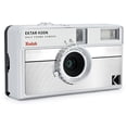 thumbnail image 3 of KODAK EKTAR H35N Half Frame Retro Film Camera (Striped Silver) Plus a Bonus Microfiber Cleaning Cloth, 3 of 11