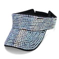 thumbnail image 2 of GDREDA Cycling Hats Bling Rhinestones Sport Hats Adjustable Summer Cap Visor Caps Unisex，Black, 2 of 6