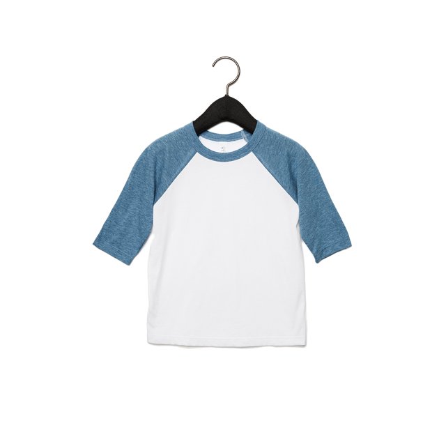 Bella + Canvas Toddler 3/4-Sleeve Baseball T-Shirt