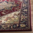 thumbnail image 4 of Safavieh Heritage Collection HG625A Handmade Traditional Oriental Premium Wool Area Rug, 4' x 6', Red, 4 of 5