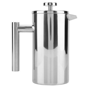 Rdeghly Coffee French Press, French Press Maker,Double Walled Stainless Steel Coffee Maker French Press Tea Pot with Filter