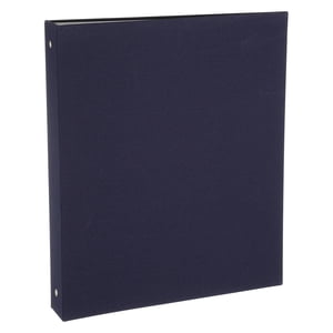 Uxcell 3 Binder de sonnerie, A4 Taille Flexible Round Binder Grande Capacité Linge Planner Binder pour Business Home Classroom, Bleu