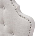 thumbnail image 4 of Baxton Studio Hilda Tufted Twin Panel Headboard in Grayish Beige, 4 of 6