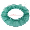 thumbnail image 4 of Birdcage Cover Mesh Elastic Opening Airy Seed Catcher Skirt Soft Ventilated Washable Reusable Netting Guard Protector Green L, 4 of 7