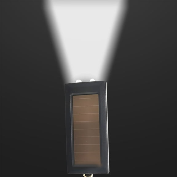 TIMIFIS Solar Glim Lampe de Poche Solaire Rechargeable à DEL Mini Lampe de Poche Domestique Petite Lampe de Poche Porte-Clés Portable Lumière Lumières de Voiture