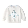 thumbnail image 1 of Rbaofujie Chandail Molletonné à Col Rond en Coton à Manches Longues pour Bébé Garçon avec Avion, 1 of 2