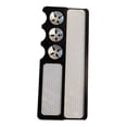 thumbnail image 1 of Decodeary Outil de Pointe de Queue de Billard Accessoires de Billard Outil de Réparation Tête de Club Plastique Noir 122x53mm, 1 of 5