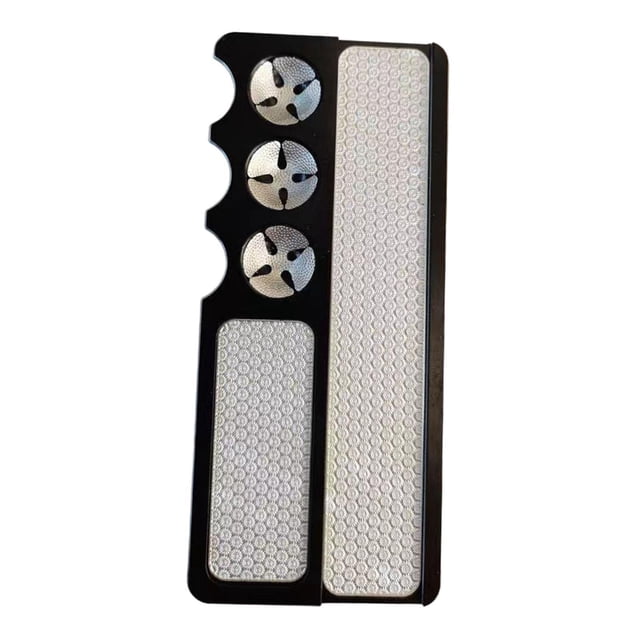 Decodeary Outil de Pointe de Queue de Billard Accessoires de Billard Outil de Réparation Tête de Club Plastique Noir 122x53mm