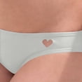 thumbnail image 4 of Warop Women's Solid Color Swim Briefs with Heart-Shaped Cut-Out, Triangle Design for Beach and Pool Wear, 4 of 4