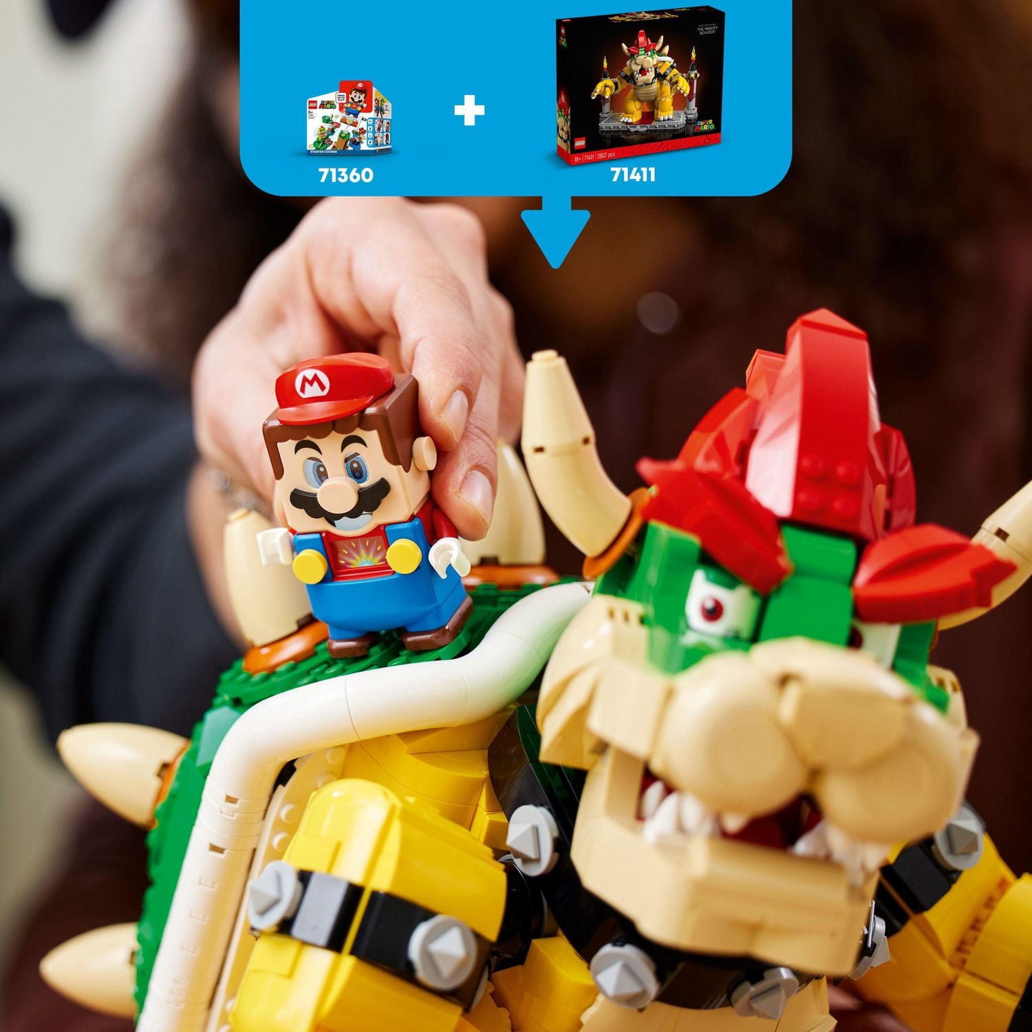 LEGO Super Mario Le Mighty Bowser 71411 Ensemble de construction (2807 pièces)