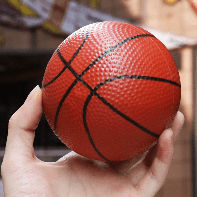 "10CM Mini PVC Basketball for Kids, Durable Plastic Design for Indoor & Outdoor Play, Suitable for Ages 3+"