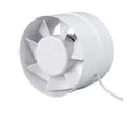thumbnail image 1 of 4/6 Inch Inline Duct Fan Air Ventilator Metal Pipe Ventilation Exhaust Mini Extractor Bathroom Toilet Wall Fans ,High Power, 1 of 5