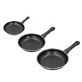 thumbnail image 1 of Frying Pan Set,3Pcs Frying Pan Set Non Stick Pan Set Non Stick Cookware Smooth Operation, 1 of 14