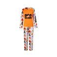 thumbnail image 1 of SUNSIOM Family Matching Halloween Pajamas, Baby Rompers/Bat Pumpkin Letter Print Sleepwear Set, 1 of 7