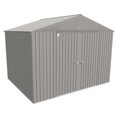 thumbnail image 1 of Arrow Elite 10 x 8 x 8 ft Cool Grey Steel Storage Shed, 1 of 8