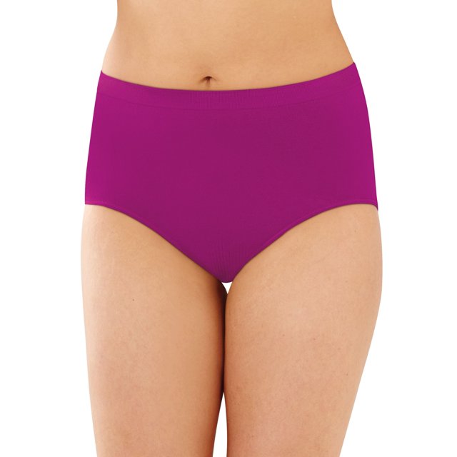 Bali Comfort Revolution Womens Microfiber Seamless Brief - Best-Seller, 10/11,