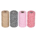 thumbnail image 1 of Garosa DIY Twine Rope, 100m / 328.1ft Soft And Durable Cotton Thread, 4Pcs Twisted Cotton Cord Gift Wrapping For Garden, Arts And Crafts Home Decor, Packaging, 1 of 8