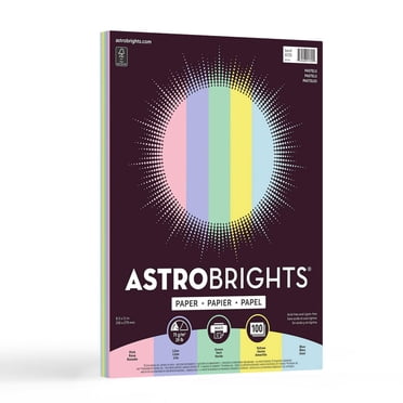 Astrobrights Assorted Pastel Coloured Paper