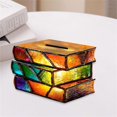 thumbnail image 4 of Stained Glass Book Bank Creative Rainbow Color Box For Kids & Adults Decorative Savings Container Idea, 4 of 6