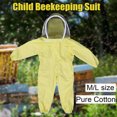 thumbnail image 4 of Combinaison pour Enfants, Combinaison à Capuche Zippée pour Enfants, Design Abeille, Protection, Combinaison Protectrice, Vêtements pour Tout-Petit Apiculteur, m, 4 of 9