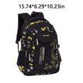 thumbnail image 3 of ruzhgo Sac de Rangement pour Étudiants, Sac d'École Imprimé, Sac à Dos de Randonnée Portable avec Fermeture Éclair, Grande Capacité, Sac à Dos Bleu Grand Jaune Petit, 3 of 6