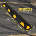 thumbnail image 4 of Pyle PCRSTP14 72" Car/Truck Vehicle Driveway Parking Wheel Stop Block (2 Pack), 4 of 9