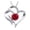 L, variant on EGNMCR Necklaces & Pendants Birth Month Birthstone Necklace For Women Girls, Alloy Heart Necklace Pendant Mother Daughter Necklace Birthday Jewelry Gifts For Ladies Mom Grandma Teens With The Necklace