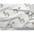 thumbnail image 3 of Soimoi Poly Georgette Fabric Leaves,Bird & Floral Block Printed Fabric 1 Yard 52 Inch Wide, 3 of 3