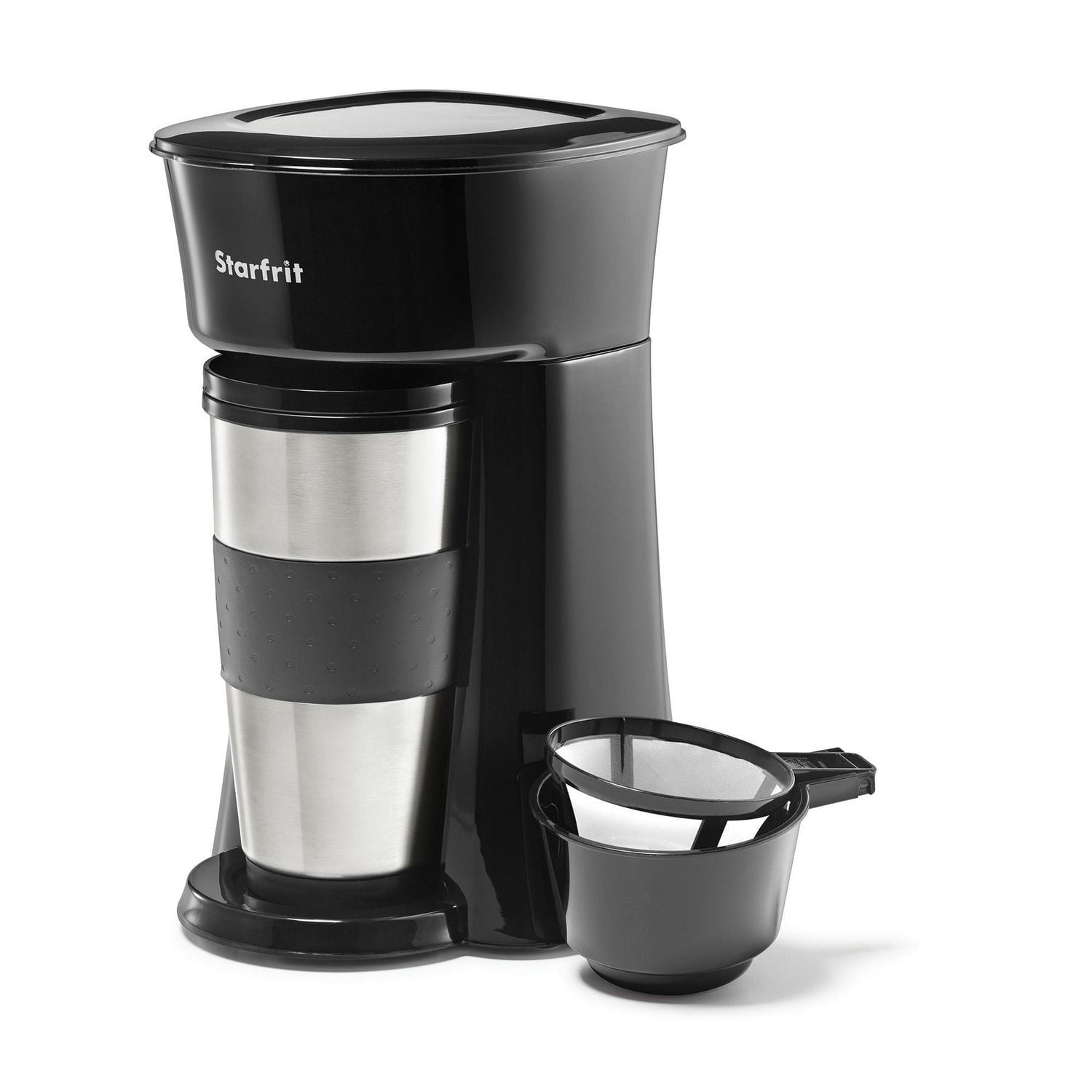 Starfrit Single-Serve Coffee Maker, 12 oz (360 ml), 600 W, with Travel Mug