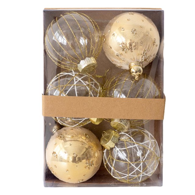 Birdeem Christmas Tree Ornament, Christmas Ball Decoration Set 3.14 Inch Christmas Ball Shatterproof Hanging Tree Ornament Set