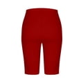 thumbnail image 4 of Women Plus Size Biker Shorts Gym Workout Running Yoga Athletic Shorts, 4 of 7