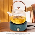 thumbnail image 4 of Portable Electric Hot Plate Dual Control Infrared Cooktop, 360 Full Plate Heating, High Strength Material, Multifunctional With Different Cookware, 4 of 8