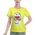 thumbnail image 1 of Women's Basic Short Sleeve T-Shirt Doraemon, 1 of 6